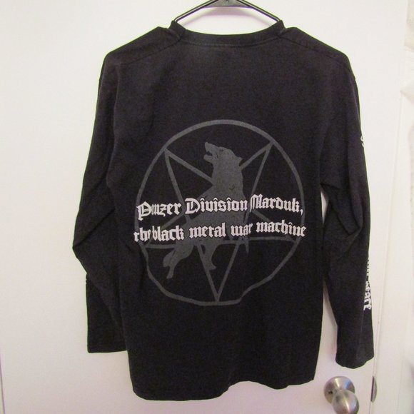 Marduk Black Metal Panzer Division Marduk Band Long Sleeve Shirt Size M - Picture 3 of 3